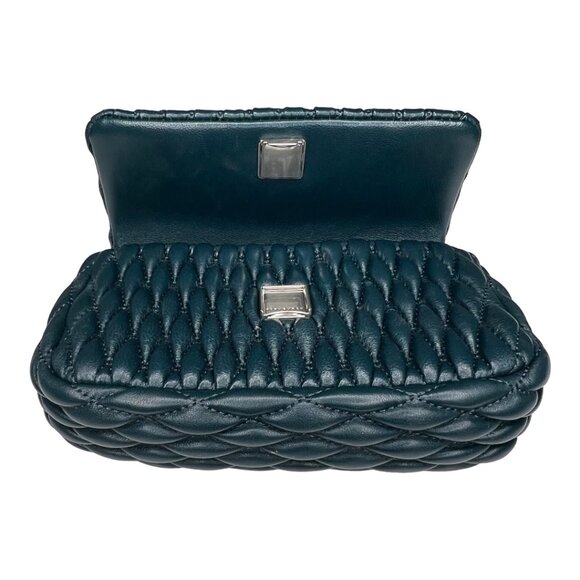 Tory Burch Kira Mini Diamond Leather Flap Shoulder Bag - Picture 8 of 9